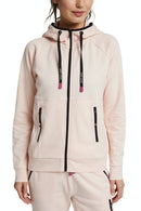Zipped Hoodie - Peach