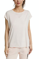 Sleeve Laser Cut T-shirt - Peach