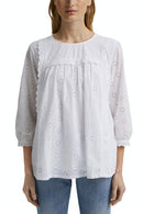 3/4 Sleeve Blouse - White