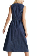 Cotton Denim Dress - Blue Rinse