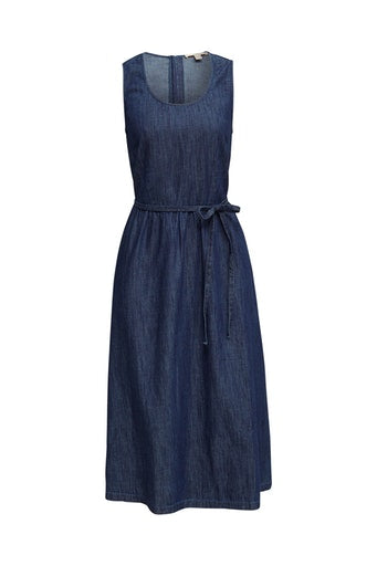 Cotton Denim Dress - Blue Rinse