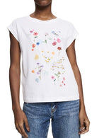 Print T-shirt - White