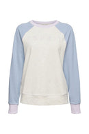 Colorblock Sweater - Pastel Grey