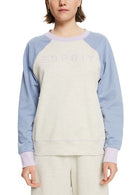 Colorblock Sweater - Pastel Grey