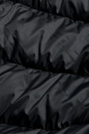 Long Quilted Gilet - Black