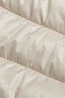 Lightweight Hooded Gilet - Cream Beige