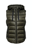 Lightweight Hooded Gilet - Khaki