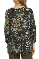 Print Tunic Blouse - Dark Khaki