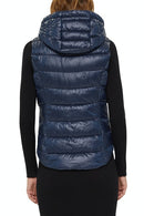 Hooded Padded Gilet - Navy