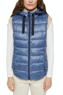 Lightweight Hooded Gilet - Grey Blue