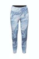 Print Leggings - Pastel Blue