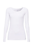 Basic Long Sleeve Top - White