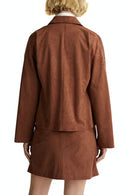 Suede Jacket - Brown