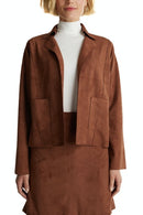 Suede Jacket - Brown