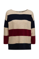 Wool Blend Round Neck Jumper - Sand