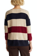 Wool Blend Round Neck Jumper - Sand
