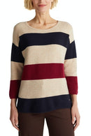 Wool Blend Round Neck Jumper - Sand