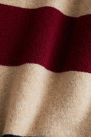 Wool Blend Round Neck Jumper - Sand