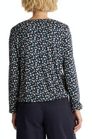 Print T-shirt - Navy