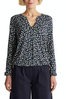 Print T-shirt - Navy