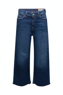 Denim Culottes - Blue Dark Wash