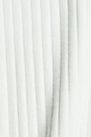 High Neck Ribbed T-shirt - Offwhite