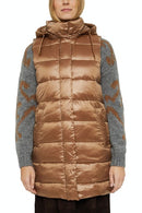Hooded Gilet - Caramel