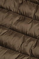 Long Padded Coat - Khaki