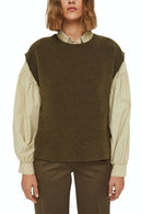 Sleeveless Knit - Dark Khaki