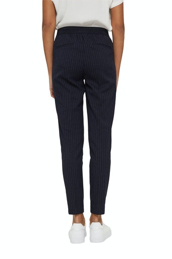 Cigarette Trousers - Navy