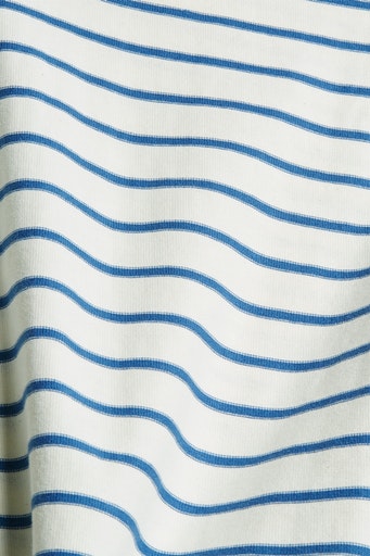 Striped Long Sleeve Top - Bright Blue