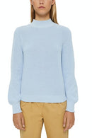 High Neck Jumper - Pastel Blue