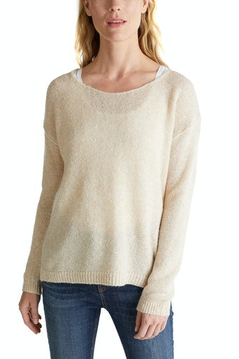 Round neck Sweater - Sand