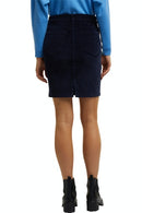 Cord Mini Skirt - Navy