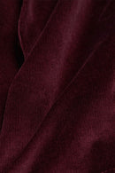 Cord Mini Skirt - Bordeaux Red