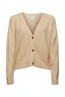 Buttoned Cardigan - Sand