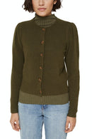 Buttoned Cardigan - Khaki