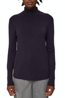 Roll Neck Jumper - Navy