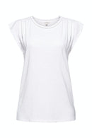 Short Sleeve Ladder T-shirt - White