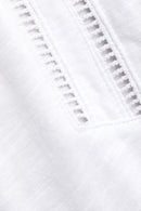 Short Sleeve Ladder T-shirt - White