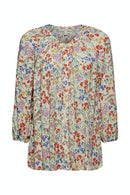 3/4 Sleeve Blouse - Offwhite