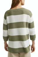 Core Stripe Jumper - Light Khaki