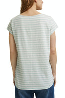 Short Sleeve Stripe T-shirt - Aqua Green
