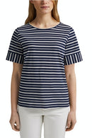 Short Sleeve Stripe T-shirt - Navy