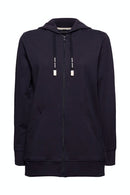 Sweat Cardigan - Navy