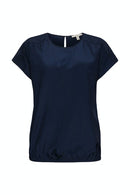 Short Sleeve Blouse - Navy