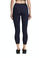 Embroidered Legging - Navy