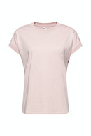 Pointelle Short Sleeve T-shirt - Nude