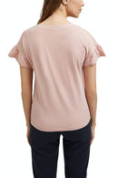 Short Sleeve Washed T-shirt - Nude