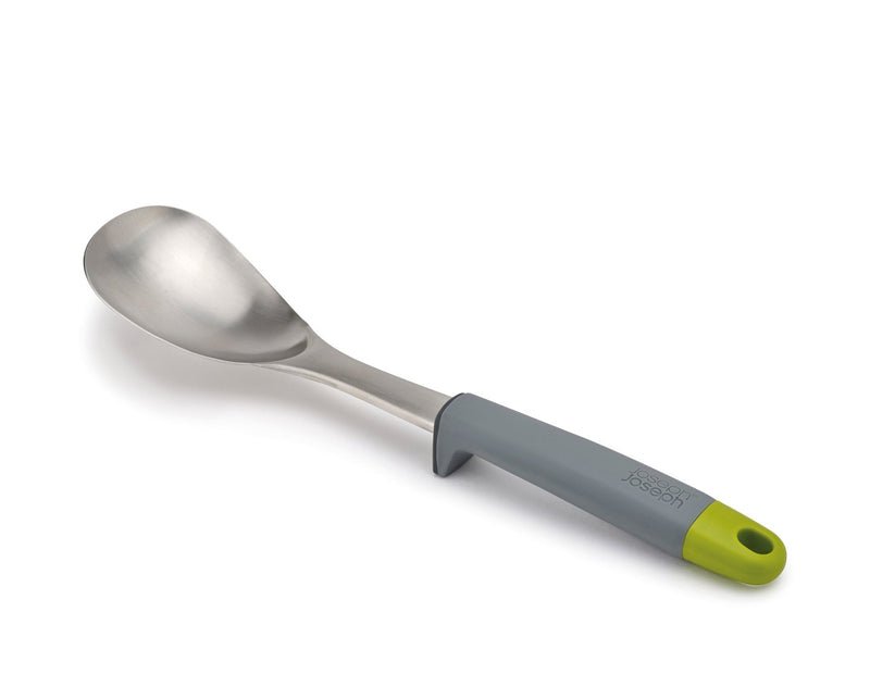 Elevate Solid Spoon - Stainless Steel / Grey / Green